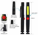ZL-8740WU 8W COB LED Work Light With UV Flashlight
