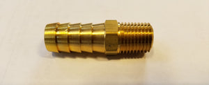 1020804C 1/4" Male NPT - 1/2" Barb fitting (Brass)