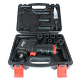 ZIW4207JK -- 500 ft-lb -- 1/2" Micro Mini Air Impact Wrench Kit. (Jumbo Hammer) Kit Includes 1/2" Extension & 1/2"- 3/8" adapter)