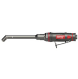A 45-degree industrial angle drill with a threaded chuck, predominantly gray with red and black accents, and branded with 'Zipp'.